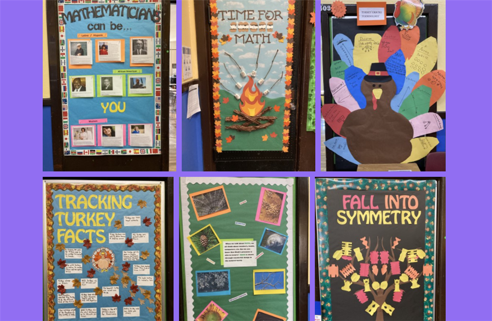 MATH door collage